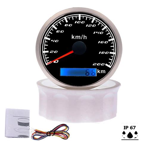 Mm Motorfiets Auto Boot Gps Snelheidsmeter Gauge Grandado