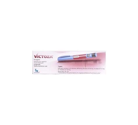 Victoza Pre Filled Pen 6mg Ml Injection 3 Ml Uses Formula Side Effects