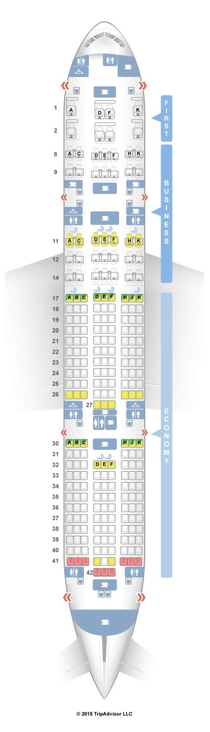 SeatGuru Seat Map Air India Boeing 777-200LR (77L)