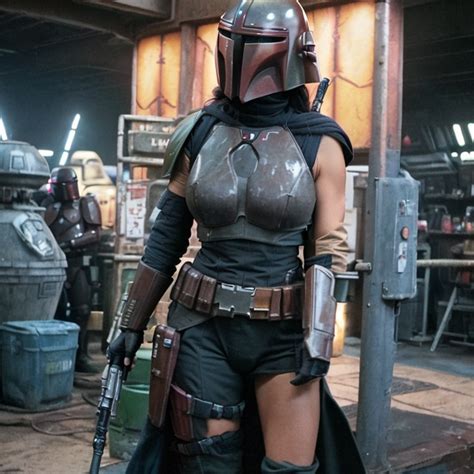 Female Mandalorian Star Wars By Tastefulai On Deviantart