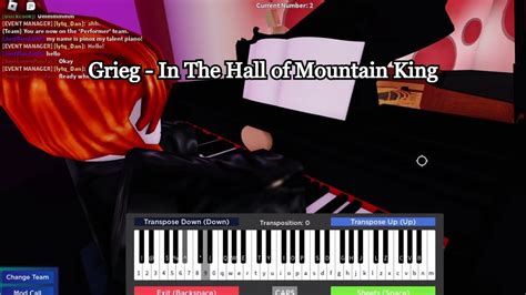 Edward Grieg In The Hall Of Mountain King On Roblox Got Talent Youtube