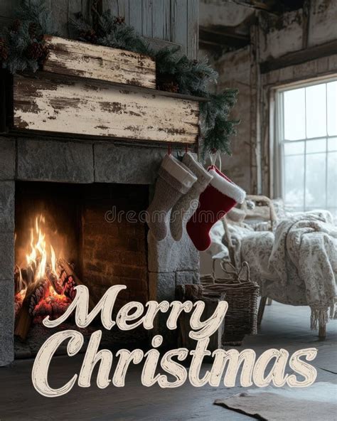 Holiday Joy: Merry Christmas Scene Featuring Cheerful Decorations ...