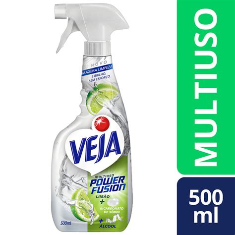 Veja Limão E Bicarbonato - Limpador Multiuso Power Fusion Limão + Bicarbonato + Álcool Veja ...