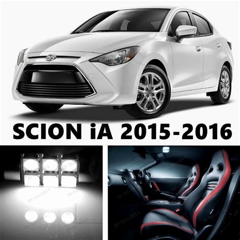 11pcs LED Xenon White Light Interior Package Kit For SCION IA 2016 EBay