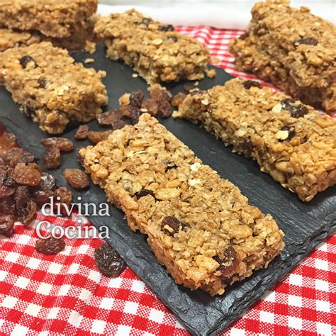 Barritas De Cereales Caseras Receta De Divina Cocina