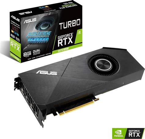 Asus Turbo Rtx2070s 8g Evo Geforce Rtx 2070 Super 8 Gb Gddr6 Computers And Accessories