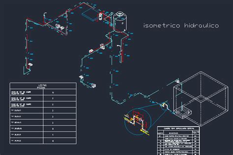 Plano Instalacion Hidraulica Autocad 1 12 Cisterna Agua NBKomputer