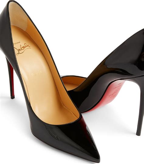 Womens Christian Louboutin Black Kate Patent Pumps Harrods Uk