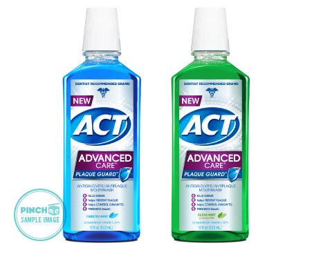 ACT® Advanced Care™ Plaque Guard™ Mouthwash - Free Samples, Reviews | PINCHme