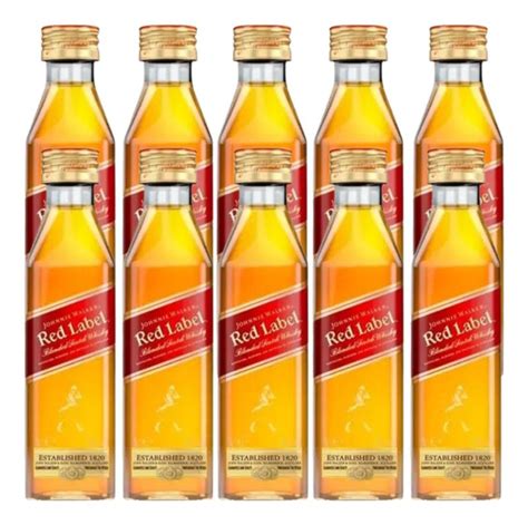 Miniatura Whisky Johnnie Walker Red Label Ml Unidades Whisky