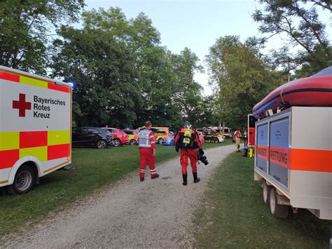 Tödlicher Badeunfall am Unterschleißheimer See BRK KV München