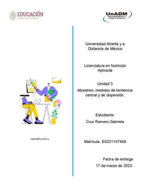 EBA U3 A3 GCR todo bien estadística básica Universidad Abierta y a