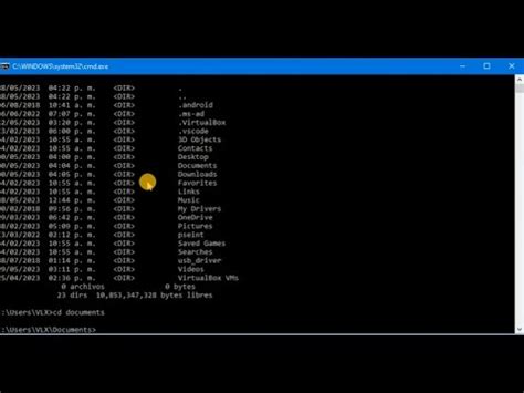 Manipulacion De Archivos Mediante Comandos Basicos En Cmd Windows Youtube