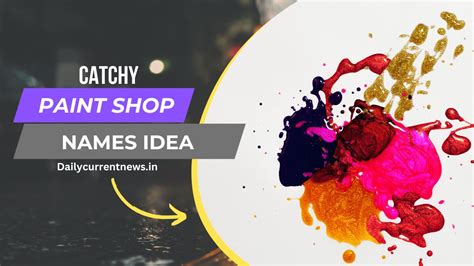 Unique Painting Business Name Ideas In India Paint Shop Names