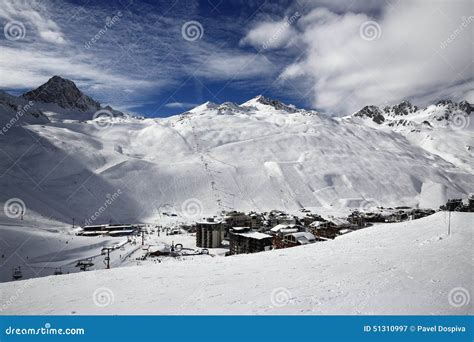 Val Claret, Winter Ski Resort of Tignes-Val D Isere, France Stock Image ...