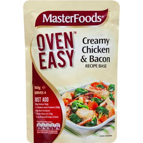 Masterfoods Recipe Base Creamy Chicken Bacon G Woolworths