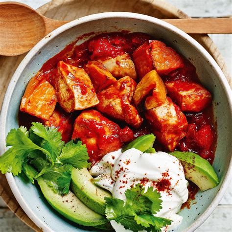 Mexican Style Spicy Sweet Potato And Chicken Bowl Recipe Epicurious