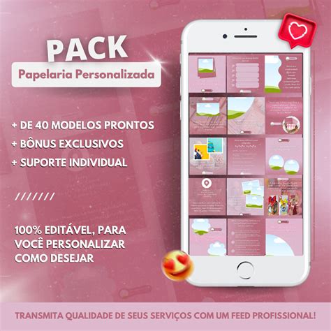 Pack Canva Papelaria Personalizada Laiany Gomes Nogueira Hotmart