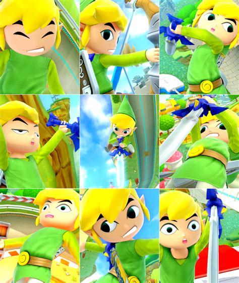 The many faces of Toon Link | Super Smash Brothers | Zelda funny ...