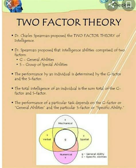 Spearman S Two Factor Theory Of Intelligence Explained Off