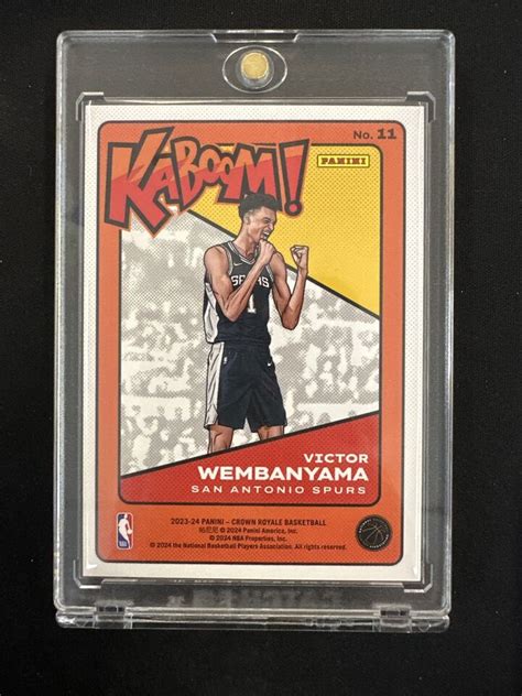 2023 Panini Crown Royale Victor Wembanyama Rookie Kaboom 11 SSP EBay