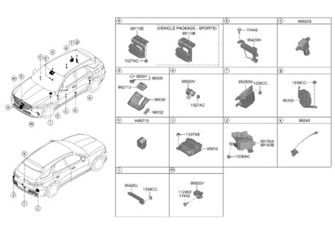 96030 AR100 NNB Genuine Hyundai COVER ASSY MULTI SENSOR