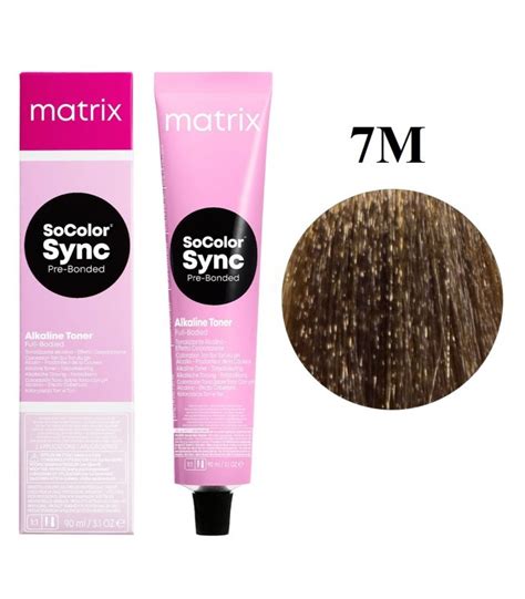 Краска для волос без аммиака 7M Matrix Socolor Sync Pre Bonded 90 мл