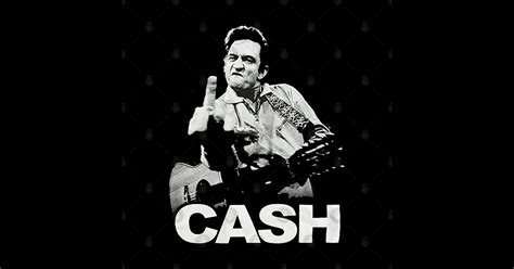Johnny Cash Fuck Johnny Cash Sticker Teepublic