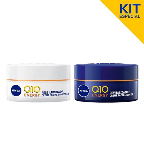 Kit Q10 Plus C Creme Facial Antissinais Dia NIVEA Q10 Plus C FPS15