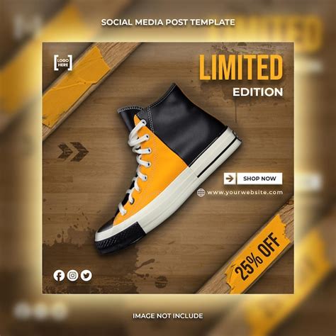 Premium Psd Sneakers Sale Social Media Post Design Template