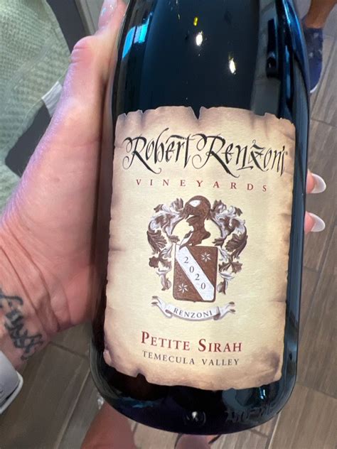 2020 Robert Renzoni Petite Sirah USA California South Coast