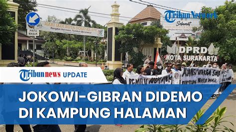 Kantor Gibran Digeruduk Massa Demo Kecurangan Pemilu Hingga