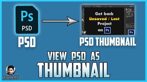 How To Watch Psd As Thumbnail Psd Thumbnail Viewer Youtube