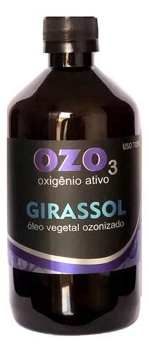 Vidrio De Ozono De Aceite De Girasol Ozonizado Concentrado De 500 Ml