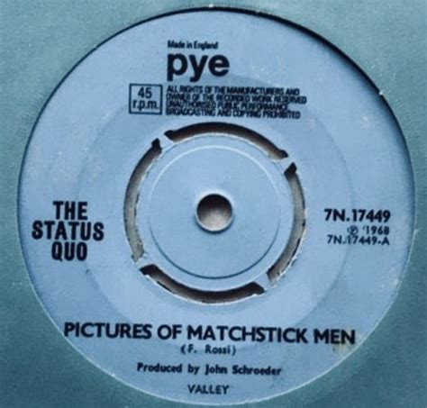 The Status Quo Pictures Of Matchstick Men 1968 Vinyl Discogs