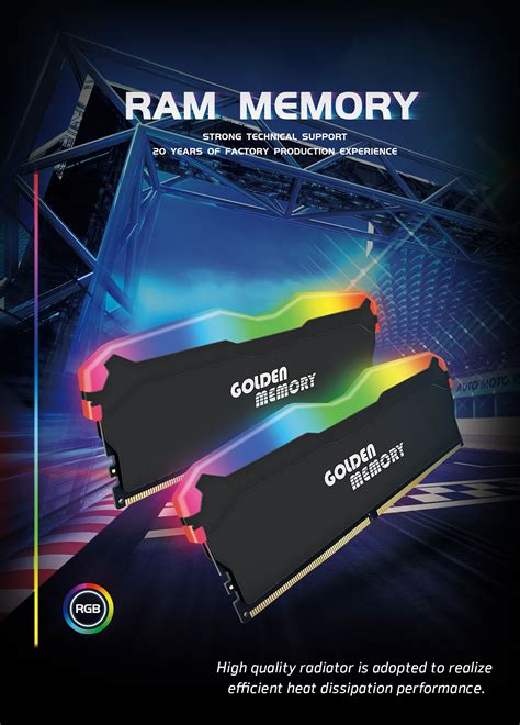 Hot Sale Pc Ddr4 Ram 8gb 16gb 3200mhz Rgb Memory With Heatsink