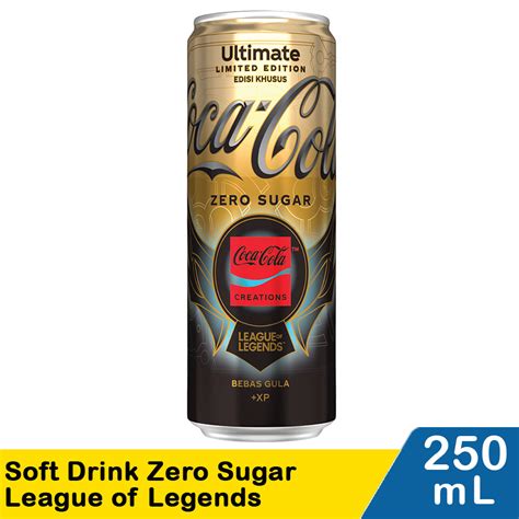 Coca Cola Soft Drink Zero Sugar League Of Legends 250mL Klik Indomaret