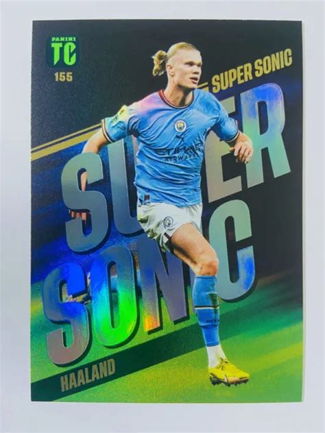 ERLING HAALAND Manchester City 2023 Panini Top Class Supersonic 155