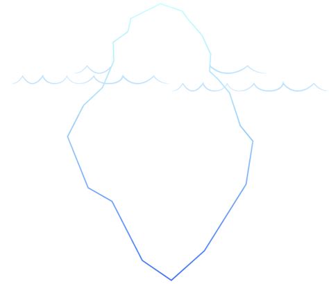 Blank Iceberg Printable