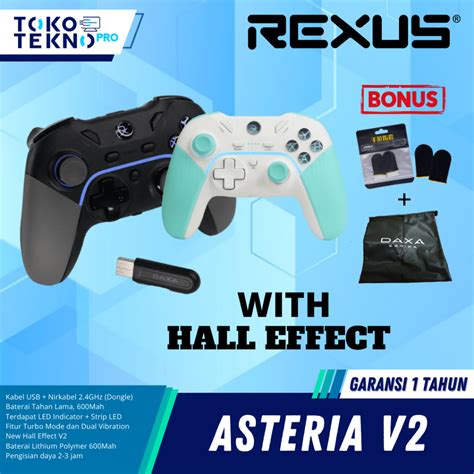 Jual Rexus Daxa Asteria Gen V Ax Wireless Gamepad Joystick Garansi