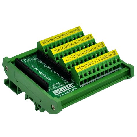 Din Rail Mount Screw Terminal Block Breakout Module Board For Esp