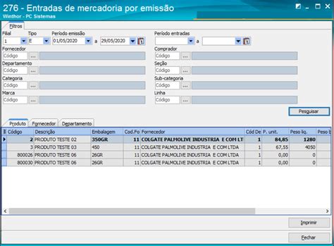 WINT Como Visualizar Entradas De Mercadoria Pela Rotina 276 Central