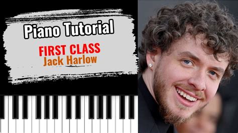 🎹 First Class By Jack Harlow Easy Piano Tutorial Lesson Free Youtube