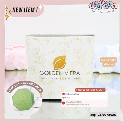 Jual Golden Viera Soap Bar Sabun Batang ‼️original 100 ‼️ Sabun Muka