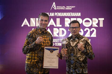 Sajikan Laporan Keuangan Terbaik Bank Btn Raih Juara I Annual Report Award