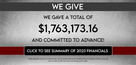 Impact Report 2023 Faith Baptist Church Of New Port Richey