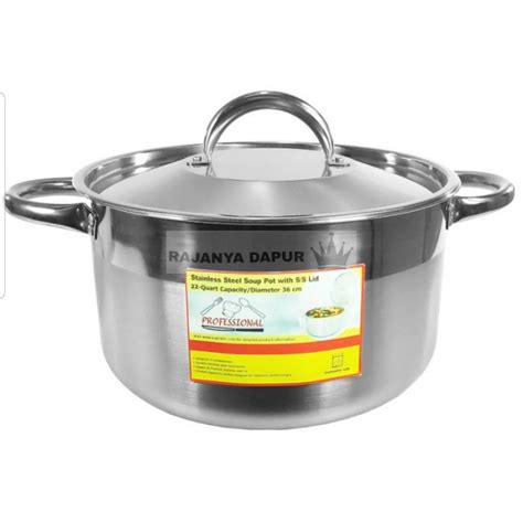 Jual Panci Supra Stainless Soup Pot 10Qt Panci Kompor Induksi Panci