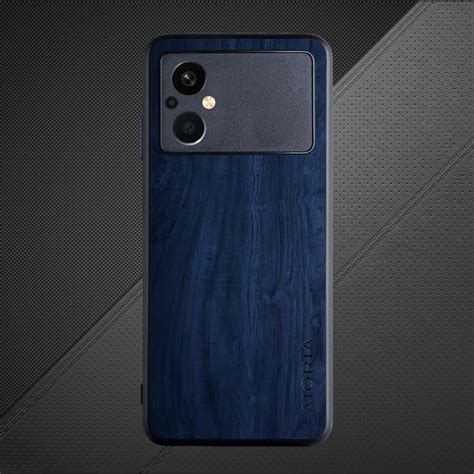 Capa para Xiaomi Poco M5 M5S 5G Funda Madeira Padrão Luxo PU Couro