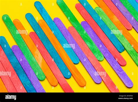 Colored Popsicle Stick