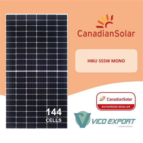 Canadian Solar CS6W 555MS 30mm 555W Panneau Solaire CS6W 555MS MerXu